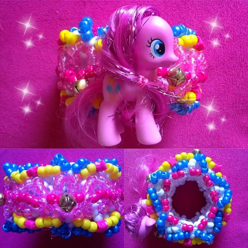 Pinkie Pie cuff I made awhile ago.