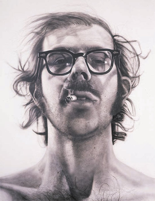 Chuck Close | “Big Self-Portrait" Often considered a Superrealist, Chuck Close is best kn