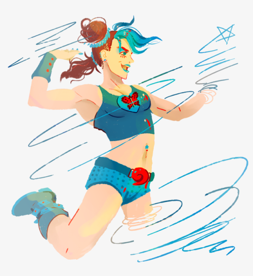 Jolyne’s string powers are fun~