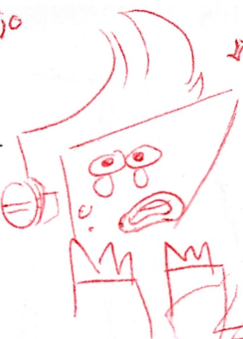 bardsona: I’ve discovered that I love to draw Raymond with both eyes on one side like a flounder. it’s hilarious