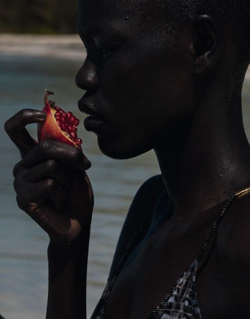 midnight-charm: Grace Bol photographed by adult photos