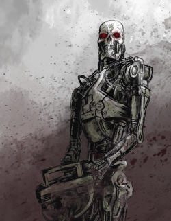 wishingiwashuman:  Terminator - by T-RexJones