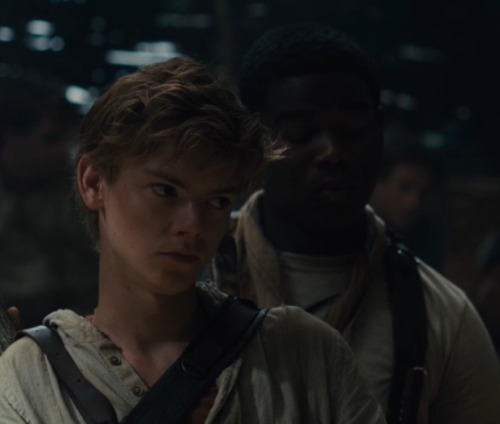 maze-scorch-cure:  Imagine: Newt sees Thomas trying to flirt with you and he’s pissed about it because you guys are dating but no one knows about it since you’re keeping it secret. He just wants to so badly walk up to you and pull you close and start