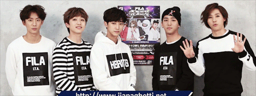 orange-sandeul:  B1A4 and FILA 
