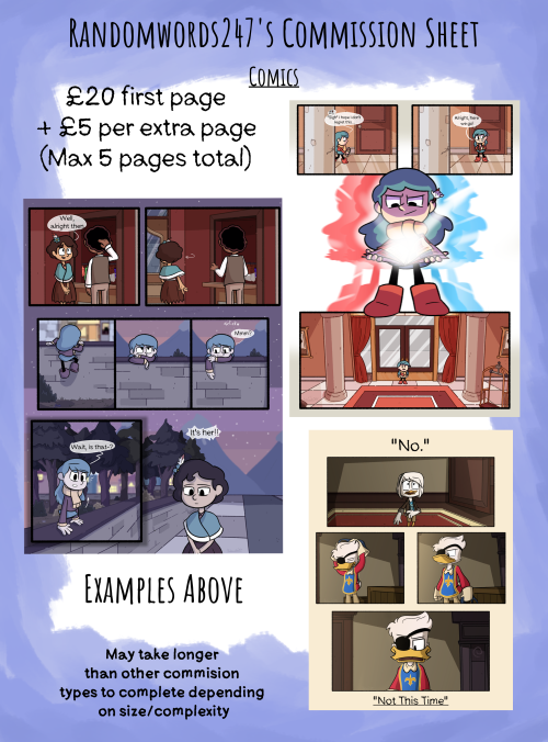 randomwords247: Hello!! I’m currently taking commissions! In these sheets are the details of what ty