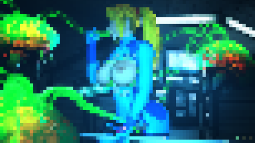 deadboltreturns: Samus is beginning to have quite the special connection with Metroids. Click Picture for Uncensored Version Note: Requested by @blueheartsandwich some time ago. Apologies to him that I only got to it til now >.<. I couldn’t do