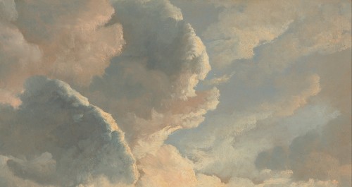 detailedart: 1-2. Study of Clouds with a Sunset near Rome  (1786-1801), 3. Southern Landscape  Simon Alexandre Clément Denis   