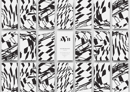 Designed by Rome-based Whiskey & Mentine, this identity has a crazy zebra print dress with a pat