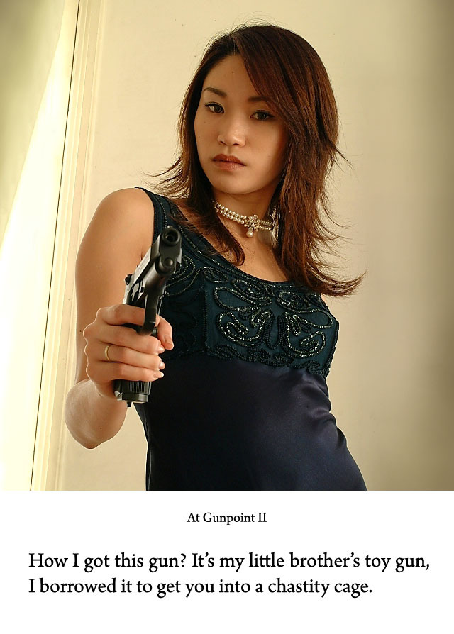 There are a few images of women with guns in my “could be used for captions”