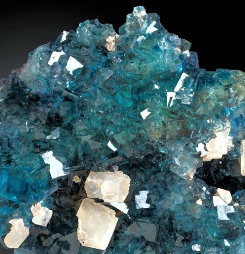 Fluorite with Barite - Okorusu Mine, Otjiwarongo District, Otjozondjupa Region, Namibia