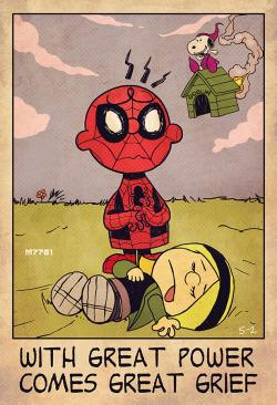 westcoastavengers:  Spider-Man & Peanuts