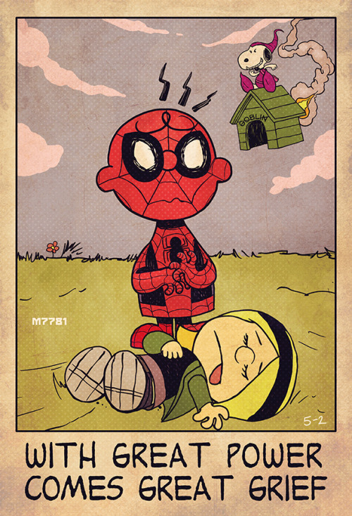 Porn photo westcoastavengers:  Spider-Man & Peanuts