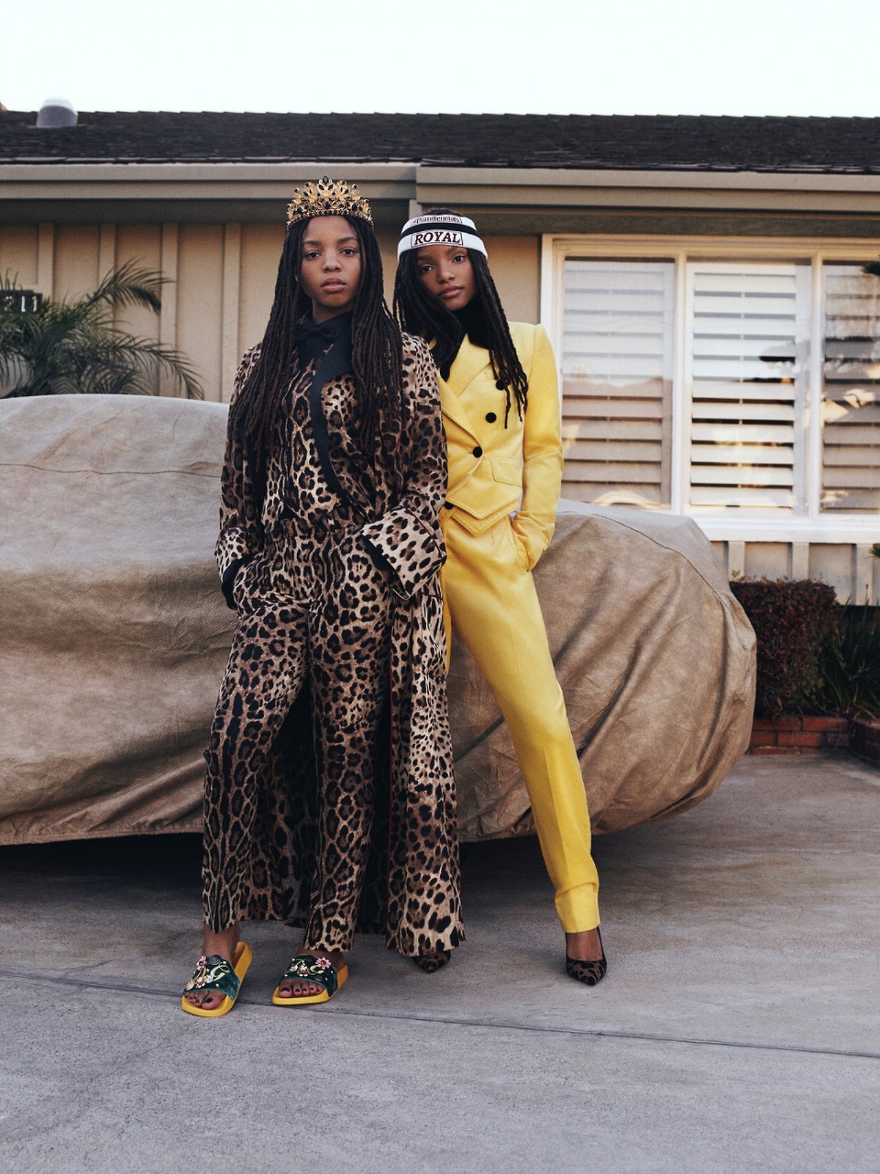 midnight-charm:  Chloe &amp; Halle Bailey photographed by Matthew Sprout for