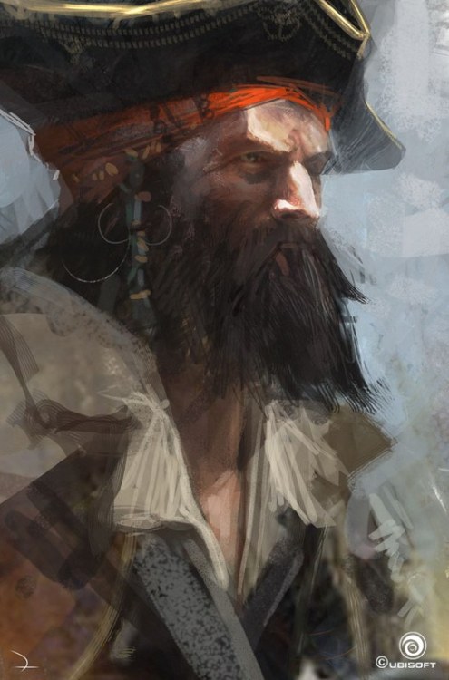 xombiedirge:  Assassin’s Creed IV Black Flag Concept Art by Martin Deschambault