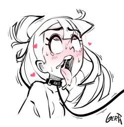 pudgeruffian:  gerph18up: Ahegao Academy @gerph18up is a bad influence.  dem faces~ &lt; |D’‘‘‘