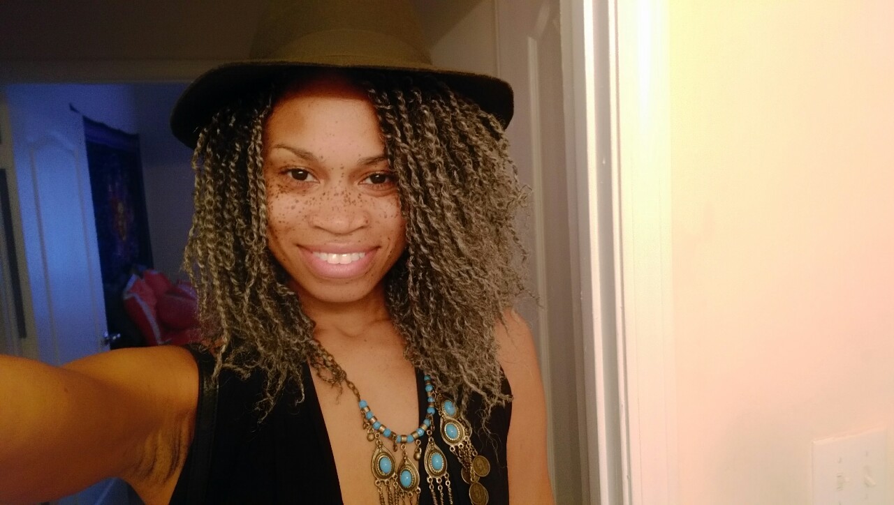 My hair made this hat realllly tight on my head. But, I wore it for a bit. I find