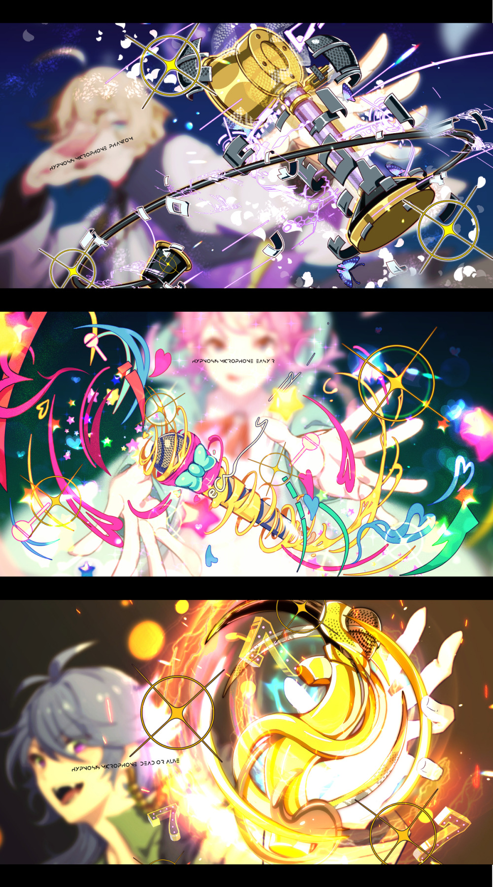 ポッセのヒプノシスマイクを魔法のステッキかなんかだと思ってる人の描いた絵 Yoruillust ポッセのヒプノシスマイクを魔法のステッキかなんかだと思ってる人の描いた絵 Yoruillust