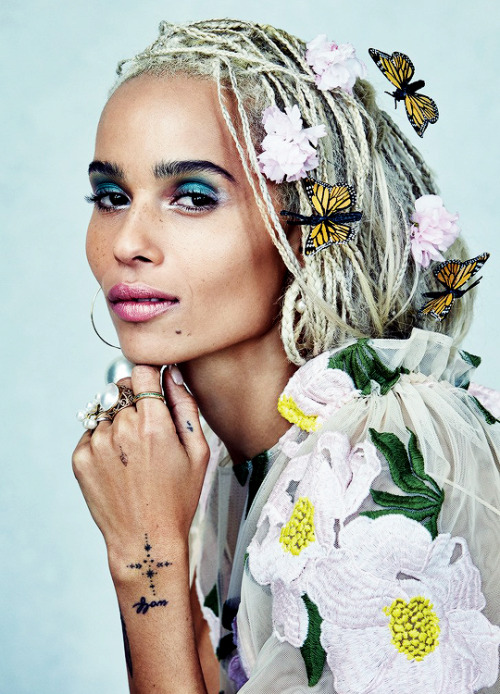 fuckyeahdamose: Zoë Kravitz by Patrick Demarchelier for Allure, June 2017