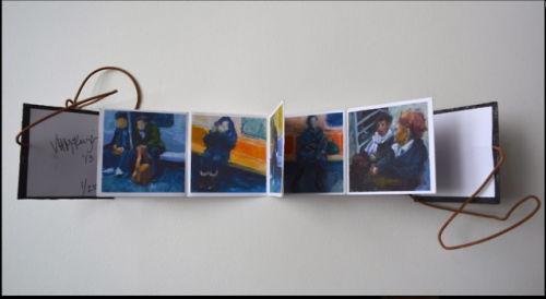 Next up in my handmade tiny books &ndash; a collection of some of my  oil paintings of New 