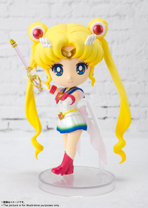 senshidaily:sailor moon merchandiseSailor Moon and Sailor Chibi Moon Eternal editions figuarts minis