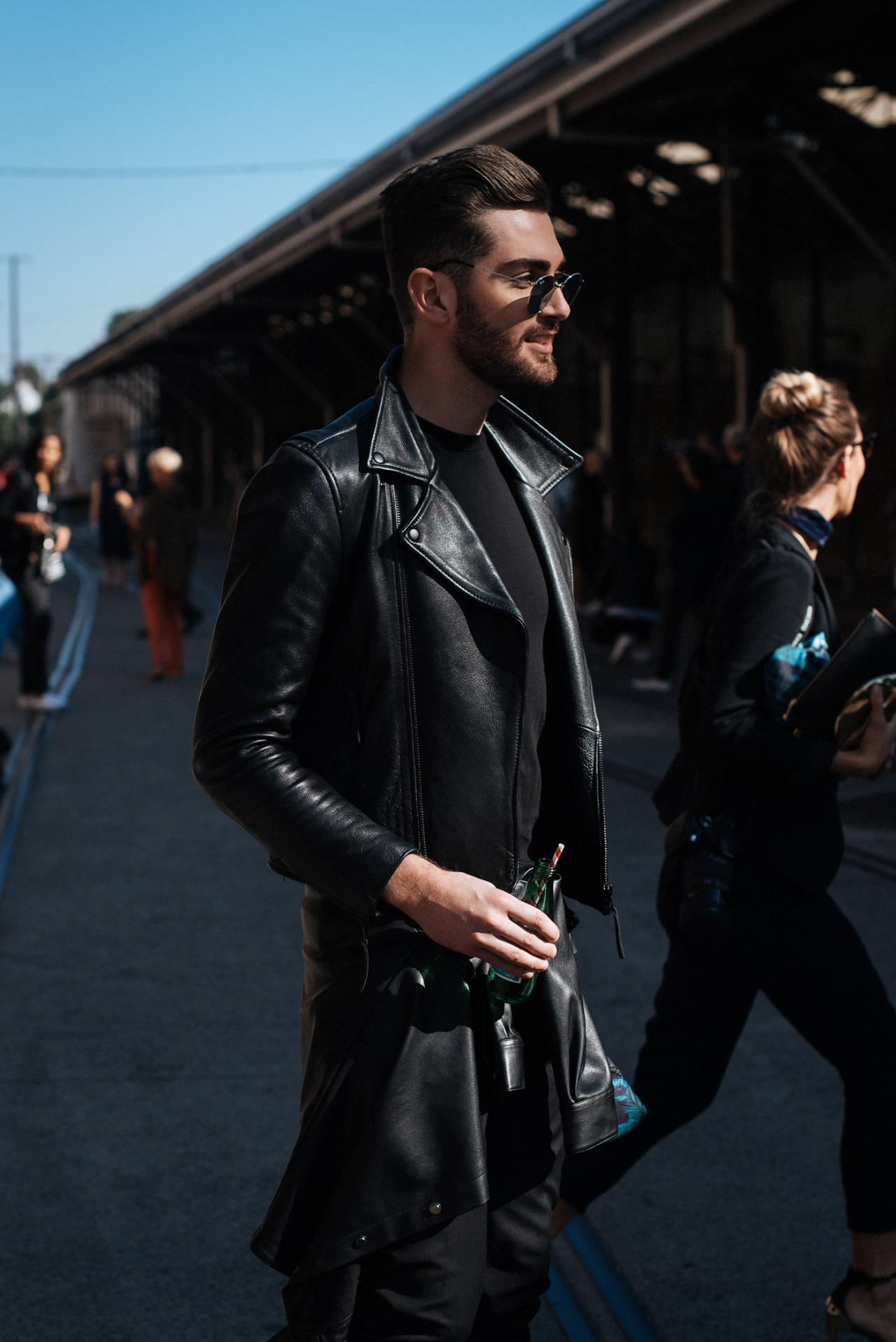 Men In This Town | Tumblr — Double leather.