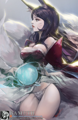 hentaicurves:  Ahri-900 by bamuth  