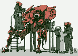 mechaddiction:  Test by Tsugomori #mecha – https://www.pinterest.com/pin/331296116329513084/