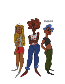 Aliciarobinsonart:  The Kanker Sistas