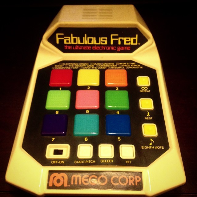 fabulous fred electronic game