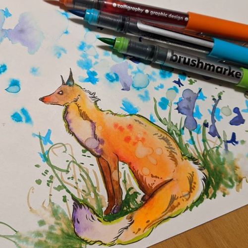 GIVEAWAY! This little Foxxy doodle is the subject of a current giveaway. Enter by commenting here: h