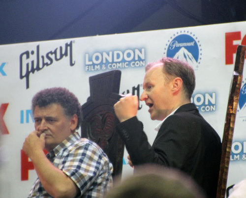 cumberbatchweb:Sherlocked at LFCC.Attended London Film and Comic Con yesterday to watch the Sherlock