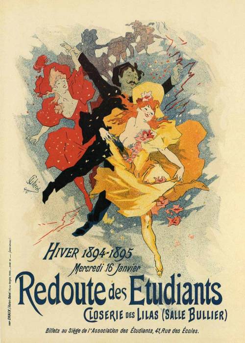 sketchbookassociate: Jules Cheret Holy wow, definitely one of my favourites of the Art Nouveau movem