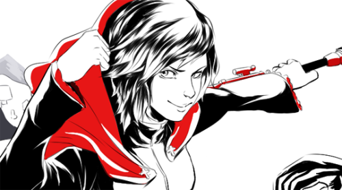 xlthuathopec:  munadoodlesnonsense:    Available as print and smart phone covers on my store, Society6!(Click for HQ!) I wanted to draw Ruby for the longest time. Her scythe brought me pain.Here’s a gif of my progress.   TH SI IS SO BADASS AND BE AUTIFU