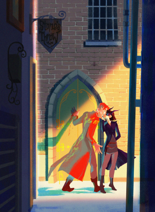 vesnaragast: Look at this amazing commission by @rowatree !!!!!!!!  I asked for some KellxLila 