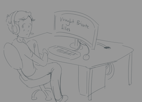 Tech Genius Hughie Au Doodles,,,,,