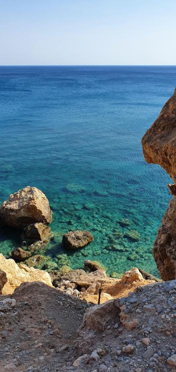 earthporn:The Libyan Sea from South Crete (1908x4032) [OC] by: kipar7