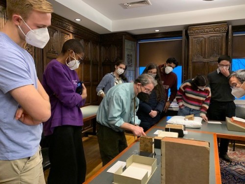 Welcome Book History Students!Last week we welcomed a Harvard class studying the History of the Book