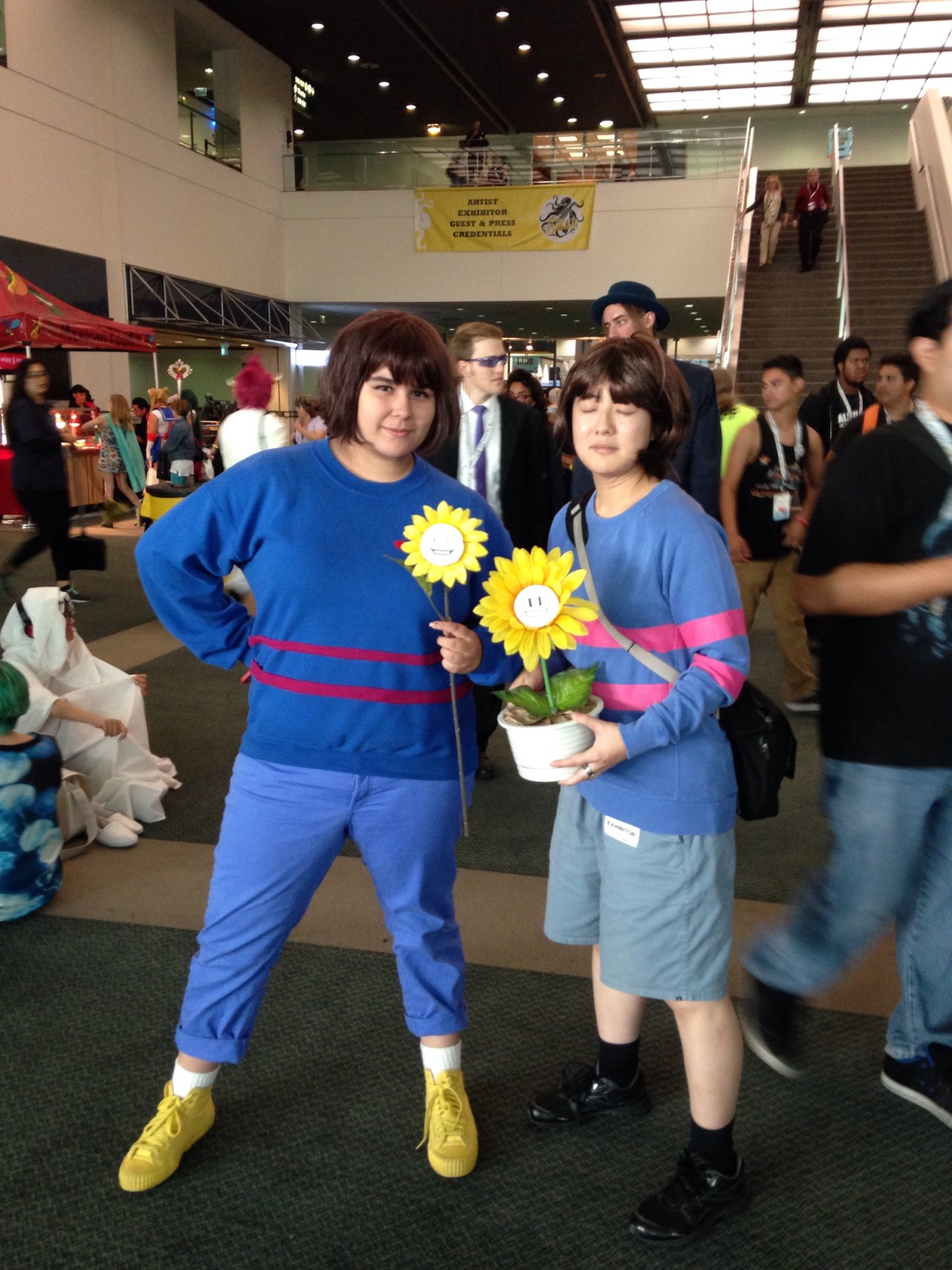 Last day of Comikaze was amazing too!! The gentleman who was Papyrus looked FABULOUS