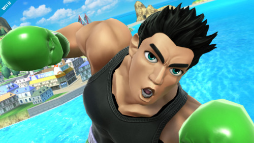 iheartnintendomucho:  Little Mac confirmed for Smash In a pretty awesome reveal trailer.  The Punch-Out!! star is not only a powerhouse, but he’s also almost adorably tiny. Check out the trailer for yourself   tons of screens from the Wii U and 3DS