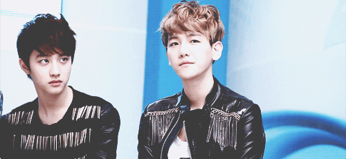 kyungsp:  it’s day 3 and this is my top OTP- Baeksoo!! one of them is serious