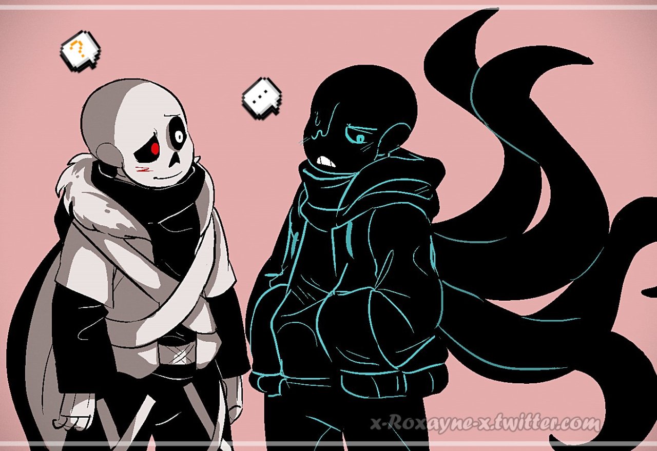 cryinginky on X: First post, Cross Sans redraw 2020vs2016