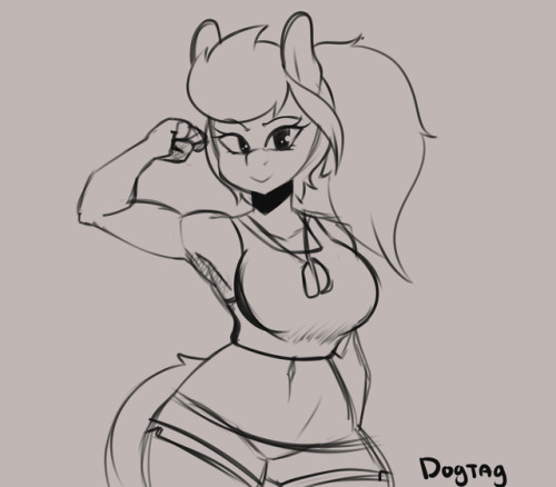 somescrub:  October Patreon Sketches  Found a good sketching pen setting.  ;9
