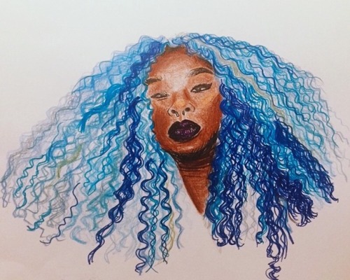 Blue Mermaid Instagram: @africancreatureWebsite: Hairbysusy.com