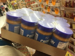 My wife stocked us up on peanut butter.*wags