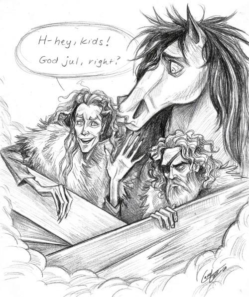 I Was Reading About The Wild Hunt And How Apparently, Odin Allfather Was A Typical Father In That He