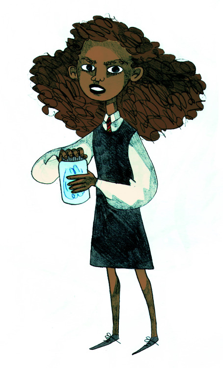 dreadfulstripper:  surpriseharrypotterart:   Gryffindor appreciation week: Nerve  Hermione setting teachers on fire from the age of eleven   This is how I always imagined Hermione.