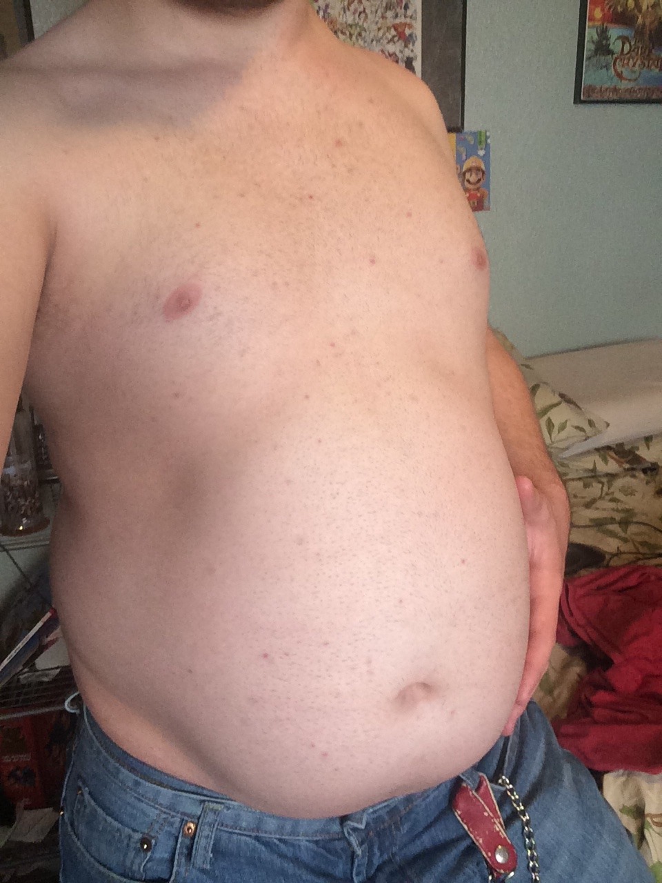 chubbyjules:  I feel really bloated today  Someone deleted op&rsquo;s caption
