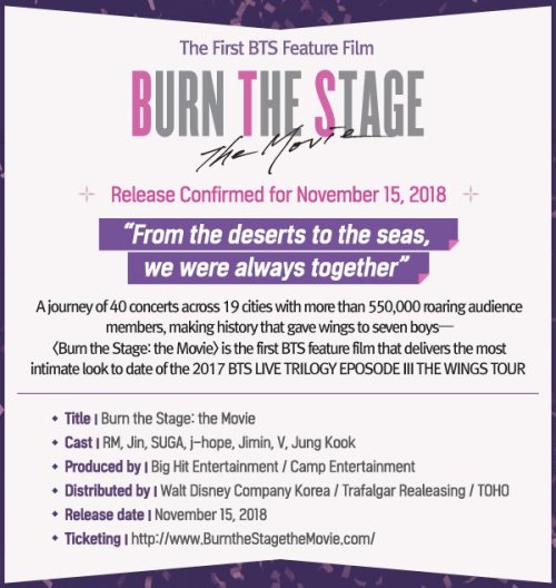 allforbts:181012 BTS_official’s Tweet#BTS <Burn the Stage: the Movie>