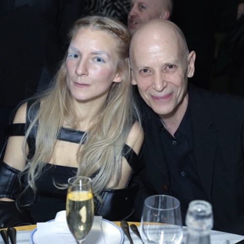 twimclabel:Jonna Lee of iamamiwhoami with Adrian Joffe of Comme des Garçons yesterday in Lond