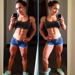 fitgymbabe:  From Instagram: stronggirlsrule